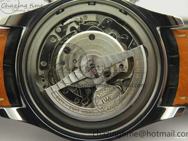 MIROTIME 0320 Portuguese Chrono SS ZF 1:1 Best Edition Gray Dial SS On Black Leather Strap A ZipUp 7215